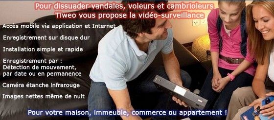 Vidéo-Surveillance, alarme sans fil, caméra de surveillance, kit de vidéo-surveillance