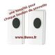 Sonnette sans fil 60 M + 2 Boutons