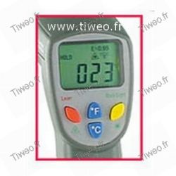 Infrared thermometer with laser sight