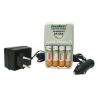 Chargeur d’accus Ni-MH / Ni-CD + 4 accus Ni-MH