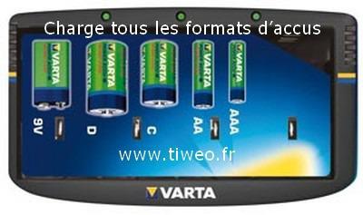 Cargador universal de energía fácil de batería VARTA