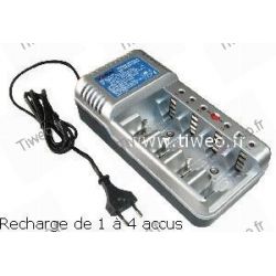 Chargeur rapide universel accus Ni-MH / Ni-Cd