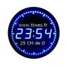 Wall clock with Scrolling seconds in LED light