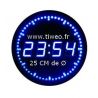 Horloge murale avec Défilement des secondes par LED