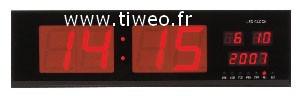 Horloge calendrier géante à LEDs de type aéroport