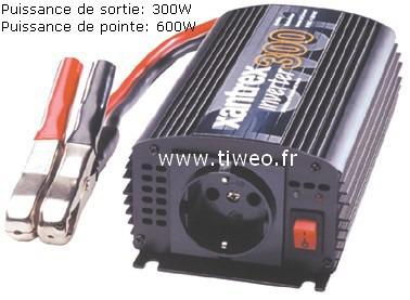 Convertisseur 12VDC -230VAC 300W