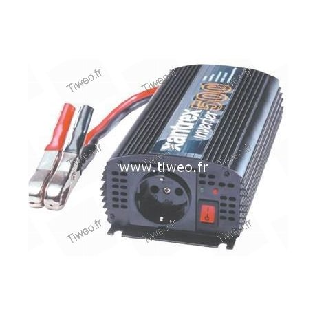 Transformador convertidor 12V CC - 230V AC, 12v 220v transformador