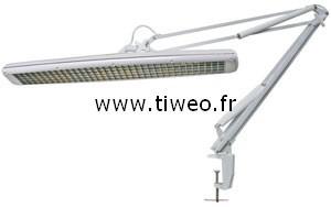 Desk lamp with compact fluorescent 3x14W