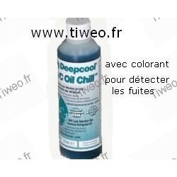 Oil for air conditioning with UV Dye for leak detection