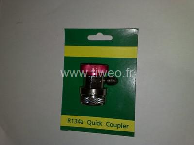 Quick coupling air conditioning R134a High pressure