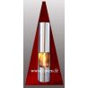 Cheminée Ethanol murale Pyramide couleur rouge