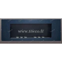 Ethanol wall fireplace 16/9 Anthracite lacquered