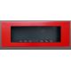 Ethanol wall fireplace 16/9 red lacquered