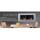 Ethanol wall fireplace 16/9 lacquered metal