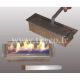Luxury wall mounted ethanol fireplace 16/9 stainless steel