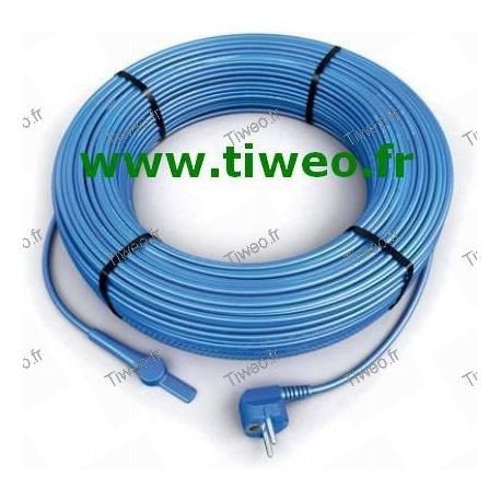 Cable calefactor anticongelante de 24 m con termostato