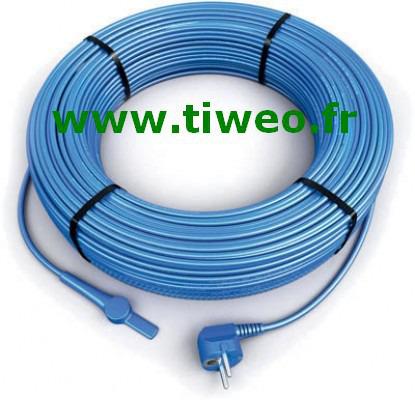 Cable anticongelante m 2 de calefacción con termostato