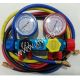 Air conditioning manifold 4 BP-HP gauges