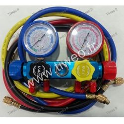 Air conditioning manifold 4 BP-HP gauges