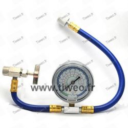 Refill hose for gas R22 or R134