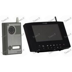 Video intercom colored Digital Wireless + screen range 200 meters