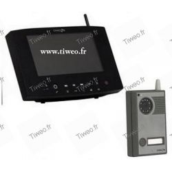 Wireless Digital color video intercom + screen range 200 meters