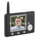 Wireless color video door entry unit range 300m