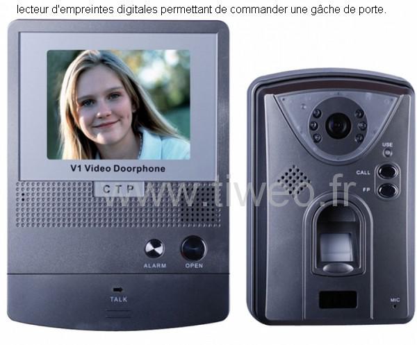 Doorman, color video control biometric