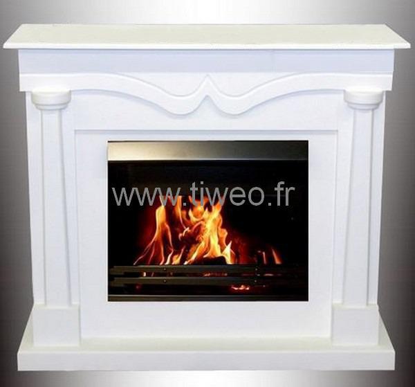 Beautiful Fireplace ethanol white