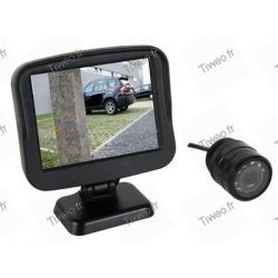 Back-up camera with display screen for vehicle