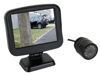 Con pantalla para cámara de vista trasera del vehículo