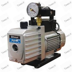 Vacuum pump double-stage 141L/min, with vacuum gauge