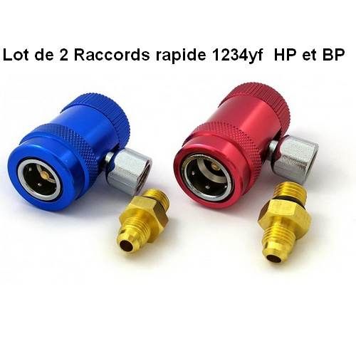 Lot of 2 quick-release Couplings for 1234yf HP and BP