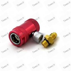 Quick set of 2 fittings for HP and BP 1234yf