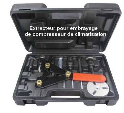 Kit extracteur d'embrayage de climatisation