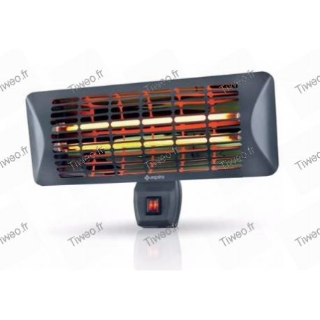 Infrared heating protected inside outside