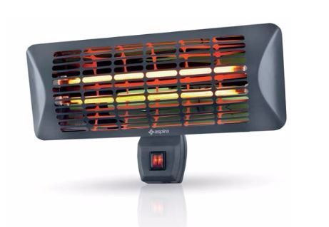 Infrared heating is protected inside and out