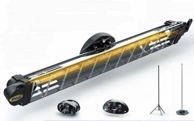 Riscaldamento con treppiede 1200W a raggi infrarossi