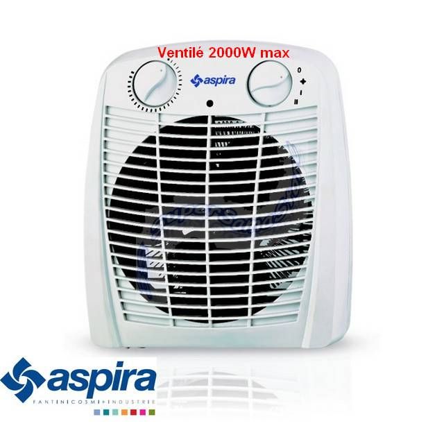 Aquecimento ventilado 2000W