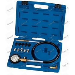 Tester and pressure gauge of pressure of oil