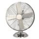 Ventilateur inclinable chromé 30 cm