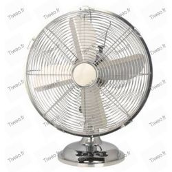 Fan tilt adjustable chromed-30 cm