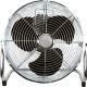 Chrome 30 cm tilting fan