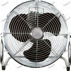 Cromo de 45 cm de ø de ventilador de la inclinación