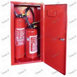 Fire extinguishers of 2 kg CO2 carbon dioxide