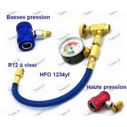 Fitting air conditioning to gas HFO 1234yf