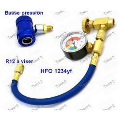 Raccord climatisation pour gaz HFO 1234yf, R134a et R12