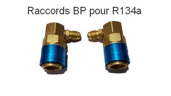 Lot de deux raccords R134 BP