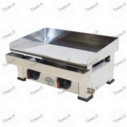 Griddle gas chrome-polished 25-Year warranty