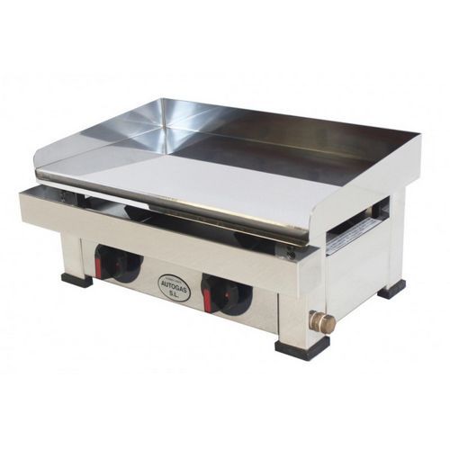 Griddle gas chrome-polished 25-Year warranty